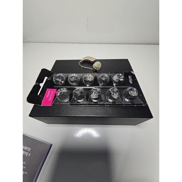 OTICON ACTO Hearing Aid RIGHT EAR ONLY including Pack Of Extra Domes Tested - Picture 6 of 6